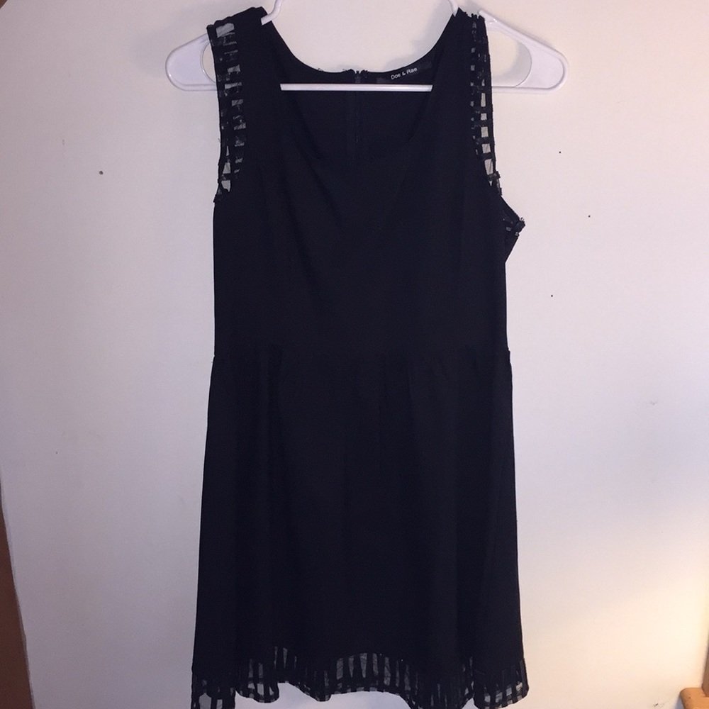 Doe & Rae black dress